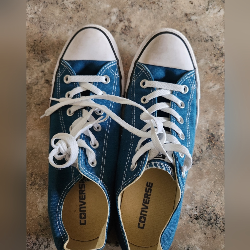 Dark teal Converse